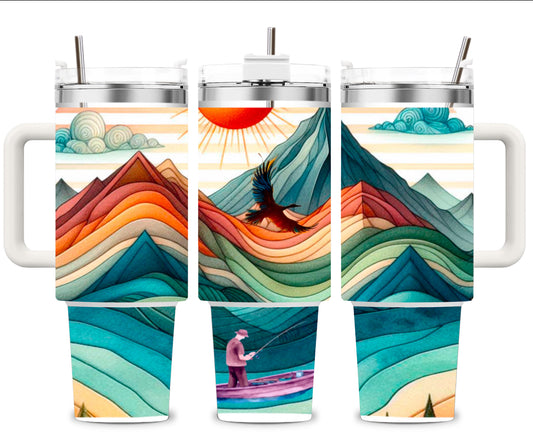 The Fisherman 40oz Tumbler