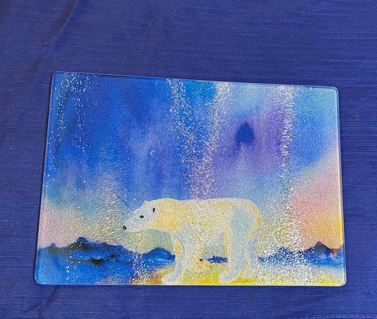 Polar Bear Cutting Board