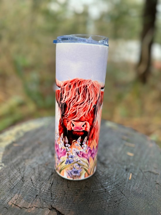 20oz Highland cow Tumbler