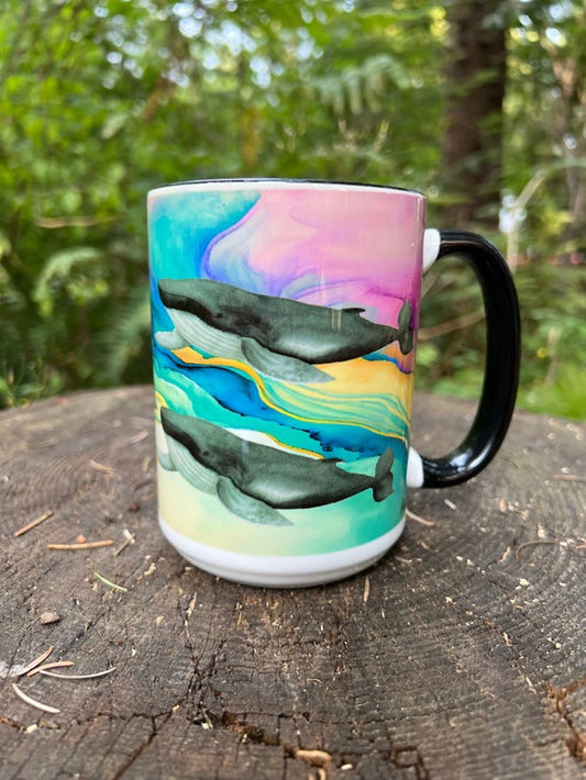 Humpback whales mug