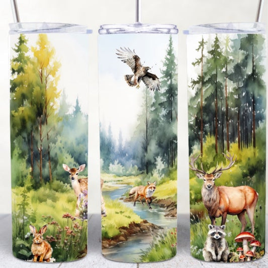 Forest Animals Tumbler