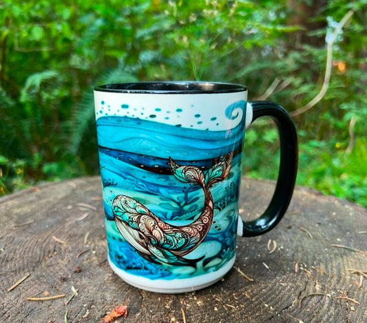 The Whales mug