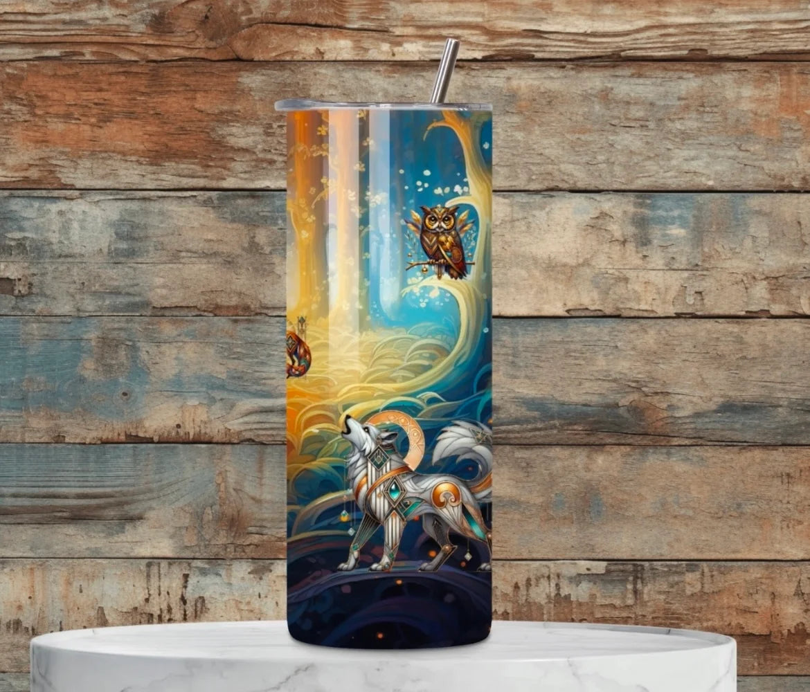 Whimsical Forest tumbler